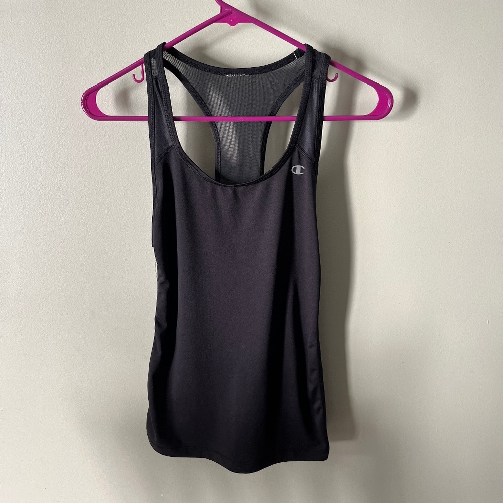 Champion Power Flex Mesh Racerback Tank/Black/MEDIUM